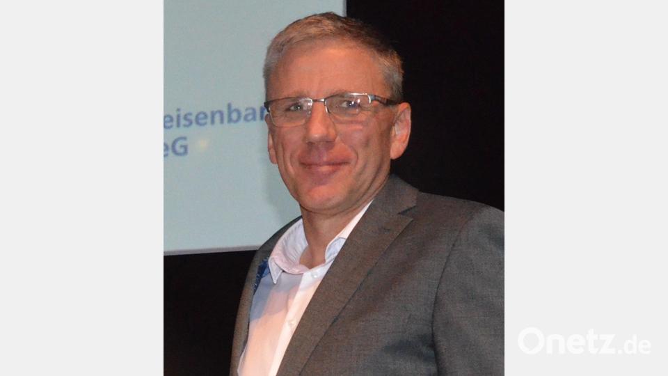 Bernhard Wolf, Vorstandssprecher Volksbank Raiffeisenbank Nordoberpfalz Bild: Kunz