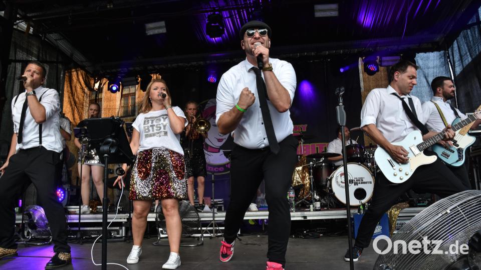 Die Funky Blues Rabbits waren eines der Highlights am Altstadtfest. Bild: Stephan Huber