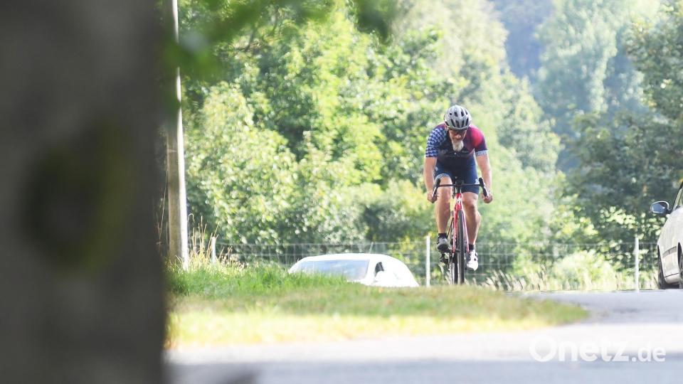 Josef Reger auf seinem Rennrad. Bild: Gabi Schönberger