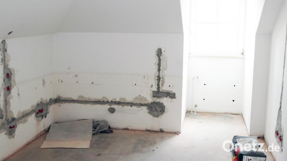 Modernste und behindertengerechte Grundrisse und Ausstattung bieten die 24 zukünftigen Wohnplätze im „Hotel am Hofgarten“. Bild: lst/exb