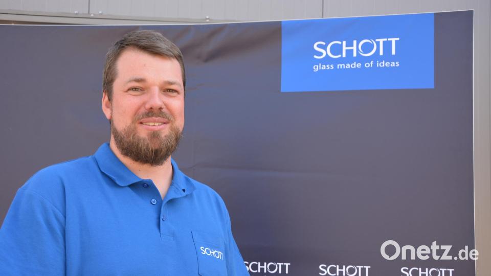 &quot;Allein für unseren Betrieb in Mitterteich bräuchten wir 20 Windräder, um den Strombedarf decken zu können.&quot; (Ludwig Bundscherer von der Schott AG) Bild: jr
