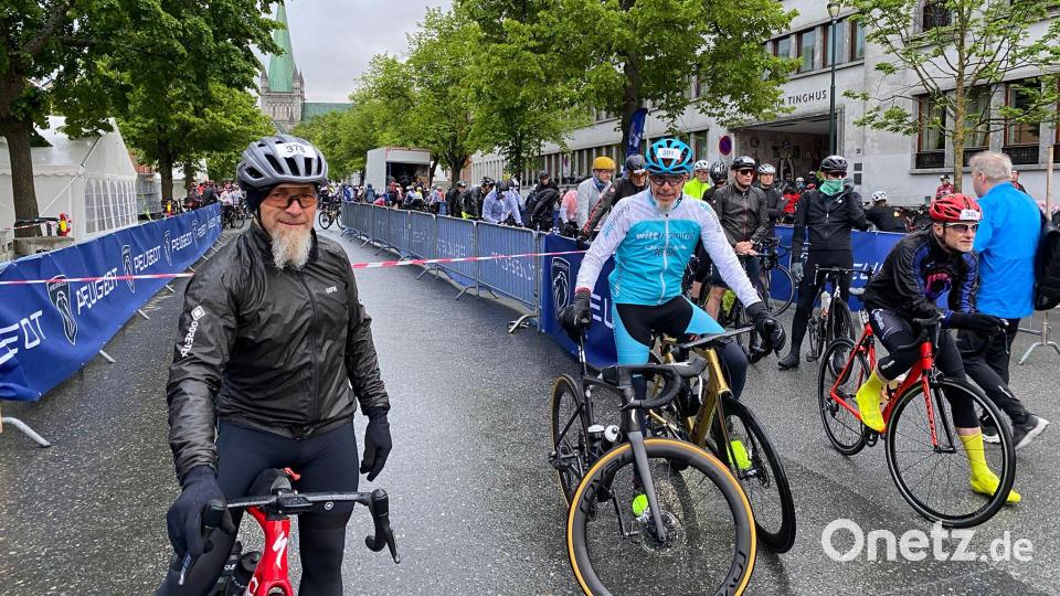 Josef Reger vor dem Start zu "Den Store Styrkeprøven". Bild: Reger