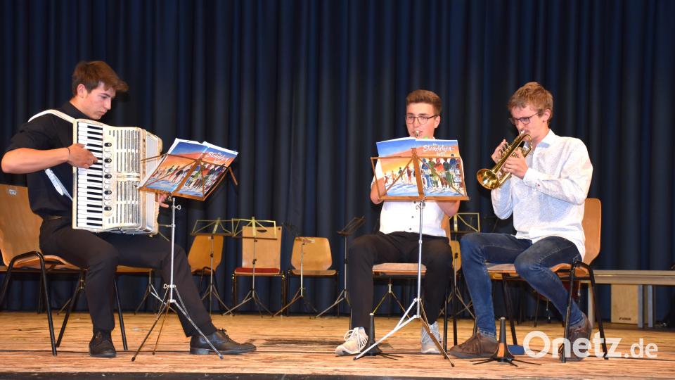 Die jungen Kammermusiker lieferten einen professionellen Beitrag. Bild: ubb