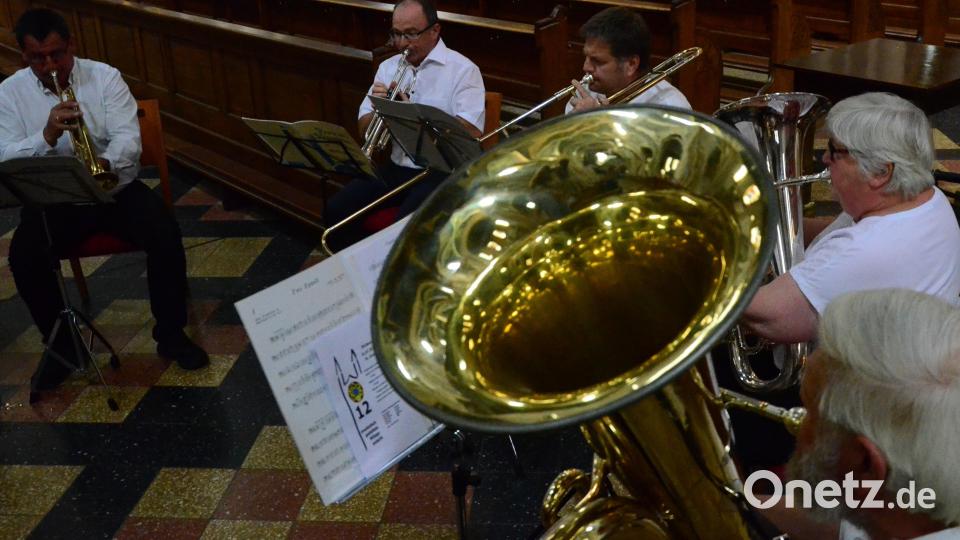 Die Bläsergruppe St. Elisabeth bestreitet den Auftakt der "Punkt 12"- Matineen in der Josefskirche Weiden. Bild: Kunz