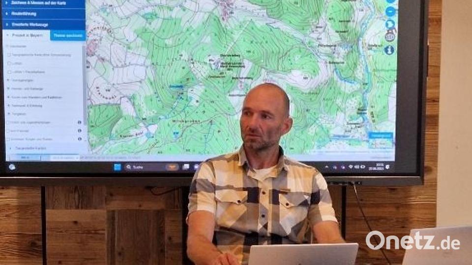 Robert Rieger, Chef der Ridetime Concepts GmbH, steht den Bürgermeistern aus der Region beratend zur Seite, um Strecken für das Mountainbikefahren auszubauen. Bild: dob