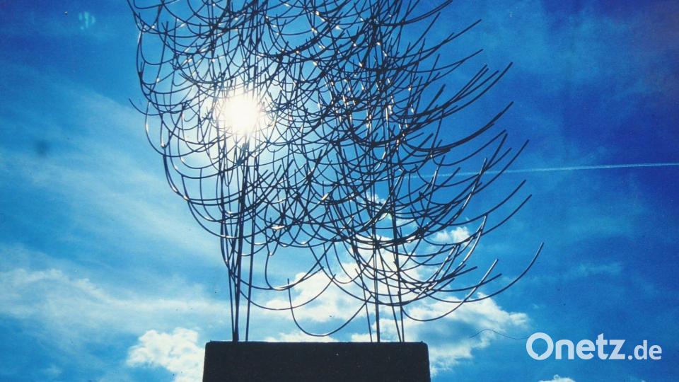 Stahlplastik Wolke. Bild: Archiv Johannes Haimerl/exb