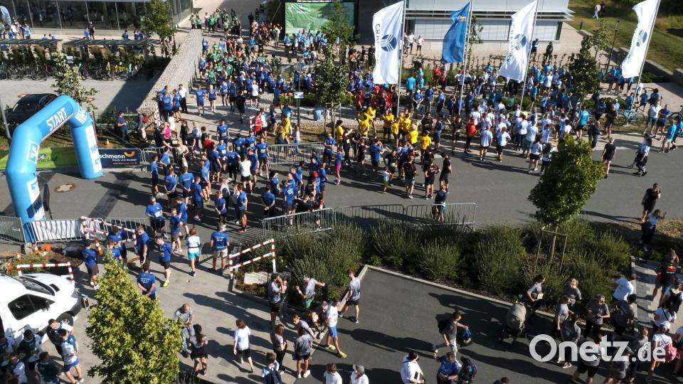 Der Campus der Grammer AG bot einen geeigneten Rahmen für den diesjährigen Amberg-Sulzbacher Firmenlauf. Bild: chl