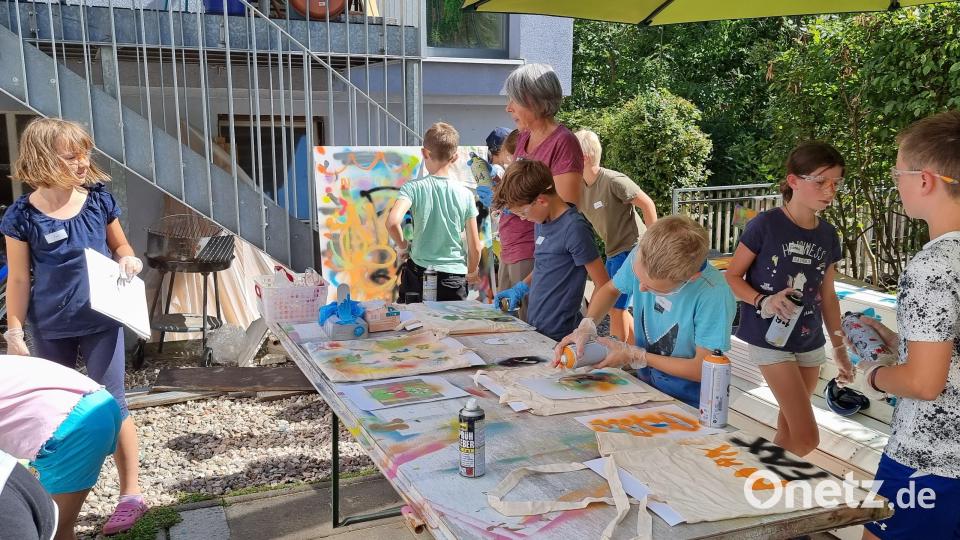 Lust auf Street Art? Beim Ferienprogamm des Stadtjugendrings Weiden können Kinder sich daran versuchen. Bild: Stadtjugendring Weiden