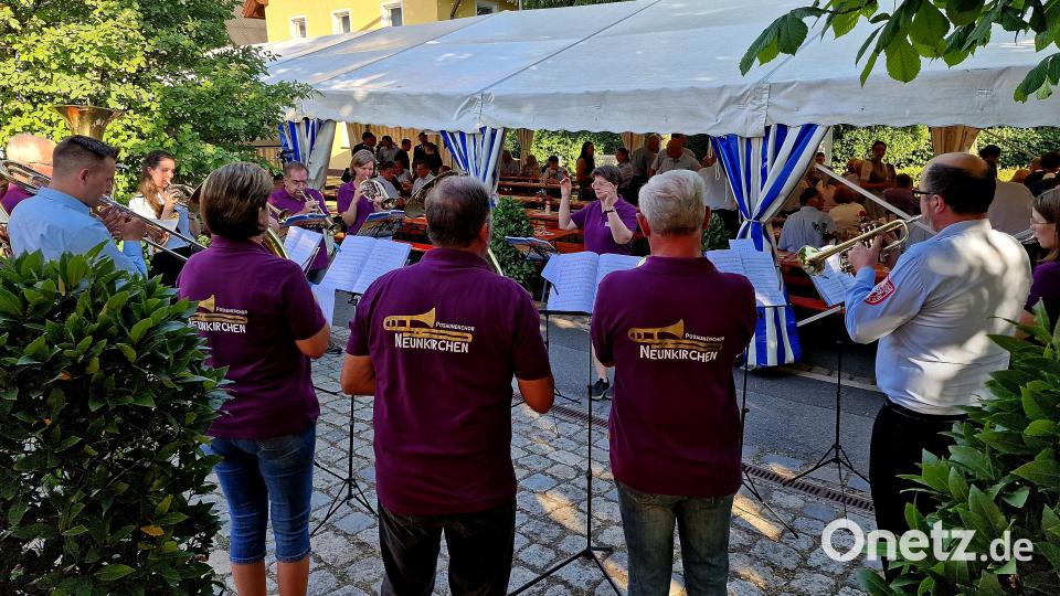 Der Posaunenchor begrüßt die Gäste. Bild: R. Kreuzer