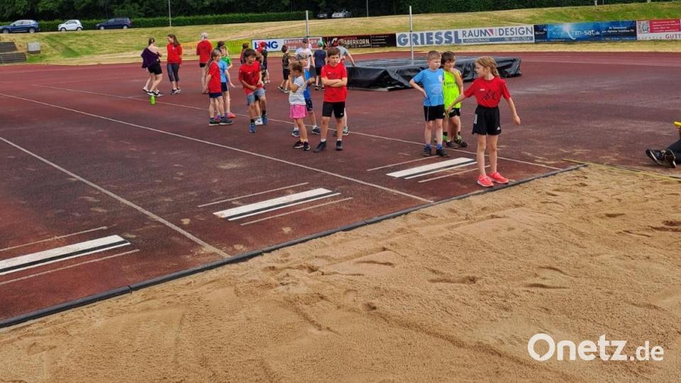 Voller Eifer gingen die Sportler bei den verschiedensten Anforderungen für das Deutsche Sportabzeichen ans Werk. Bild: dob
