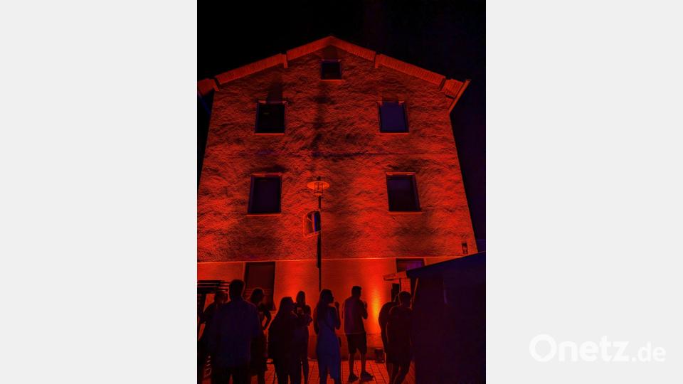 Der gesamte Marktplatz war mit tollen Lichtern illuminiert. Bild: lep