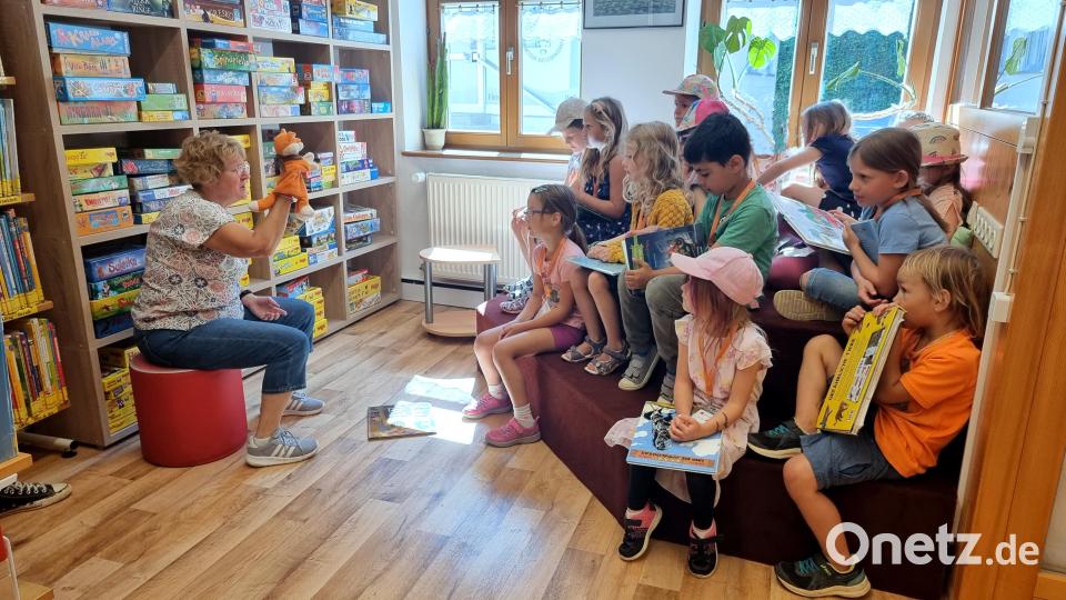 Zahlreiche Kinder beteiligten sich an der Aktion &quot;Ich bin ein Büchereifuchs&quot;. Bild: dü