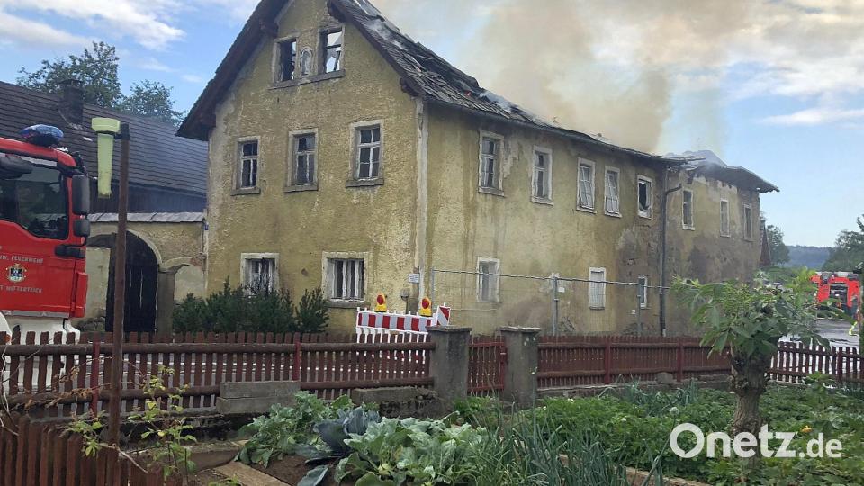 Der Rauch war weithin zu sehen. Bild: wro