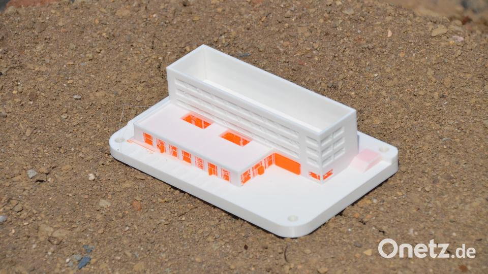 Das 3-D-Modell des neuen Gebäudes Bild: ak