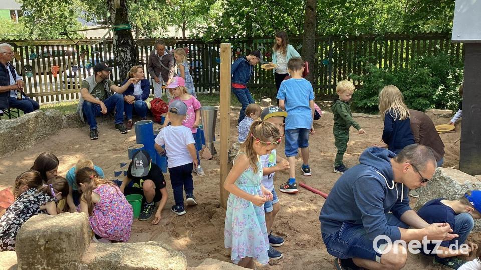 Das Sommerfest im Kinderhaus Mobile in Kulmain kam gut an. Bild: Gemeinde Kulmain/exb