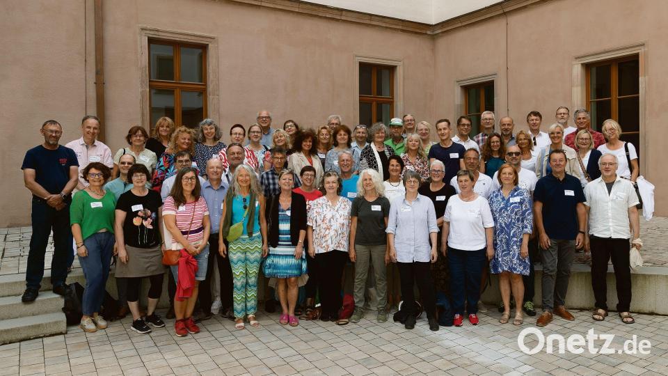 Darf natürlich nicht fehlen – ein Gruppenbild mit allen Teilnehmern des Treffens. Bild: Bernd Zweck/exb