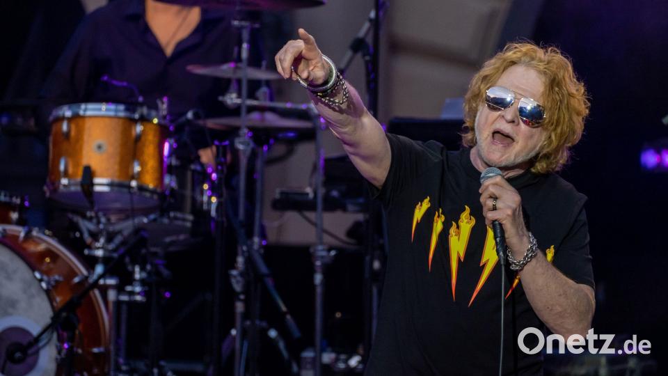 Da geht&#039;s lang: Mick Hucknall am Donnerstagabend in Regensburg. Bild: ODEON Concerte GmbH &amp; Co. KG