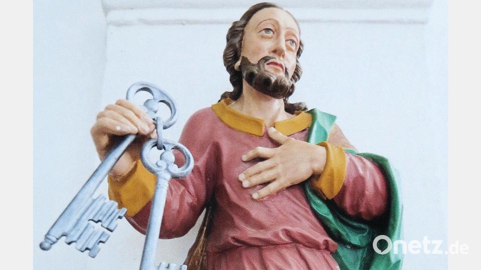 Eine Figur des heiligen Petrus darf nicht fehlen Bild: Rainer Sollfrank/exb