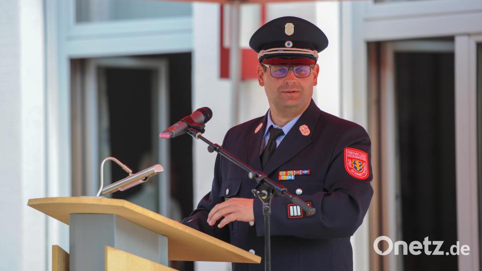 Schnaittenbachs Kommandant Michael Werner. Bild: Andreas Brückmann