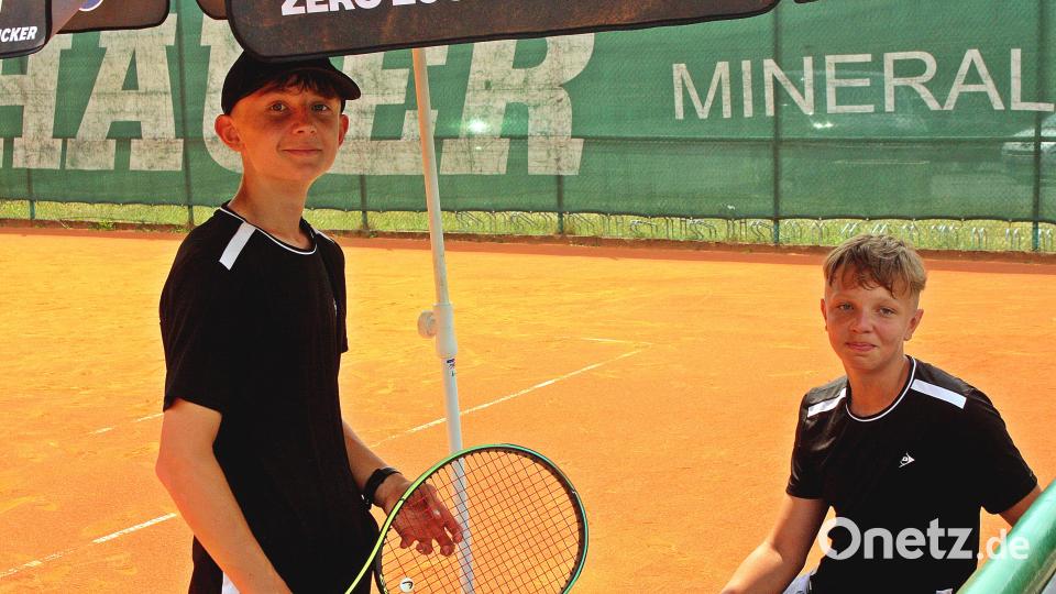 Im Doppel traten für das Augustinus an: Kilian Meister (links) und Ilka Buravenko. Bild: R. Kreuzer
