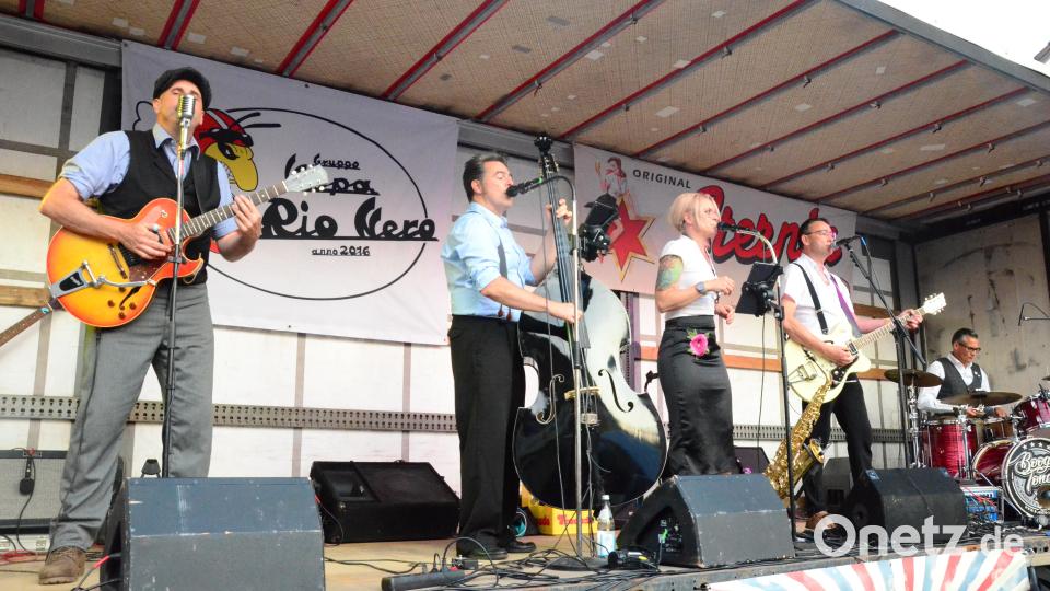 Live auf der Bühne: Die &quot;Boogie-Tones&quot;. Bild: Kunz