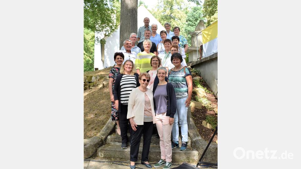 Der Chor &quot;Ex Animo&quot; hat den Gottesdienst beim Annafest musikalisch festlich umrahmt. Bild: rgr