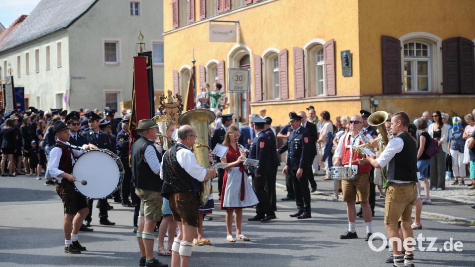 Ein Ständchen vor dem Abmarsch ... Bild: Andreas Brückmann