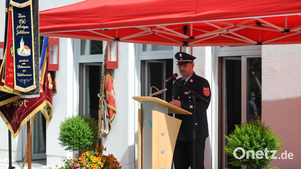 Schnaittenbachs Kommandant Michael Werner. Bild: Andreas Brückmann