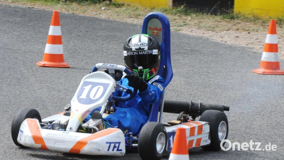 Niklas Vogl gewann beim 36. Kart-Slalom seine Wertungsklasse, beim 37. Kart-Slalom wurde er Zweiter. Bild: Gerhard Franz
