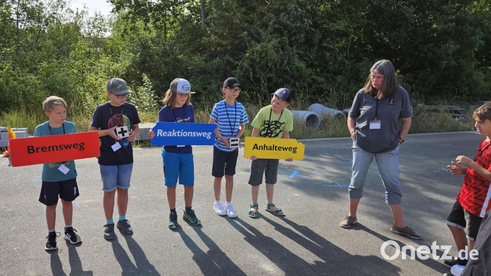 Viel gelernt haben Fünftklässler der Realschule im Stiftland bei der Aktion &quot;Hallo Auto&quot;. Bild: Realschule im Stiftland/exb