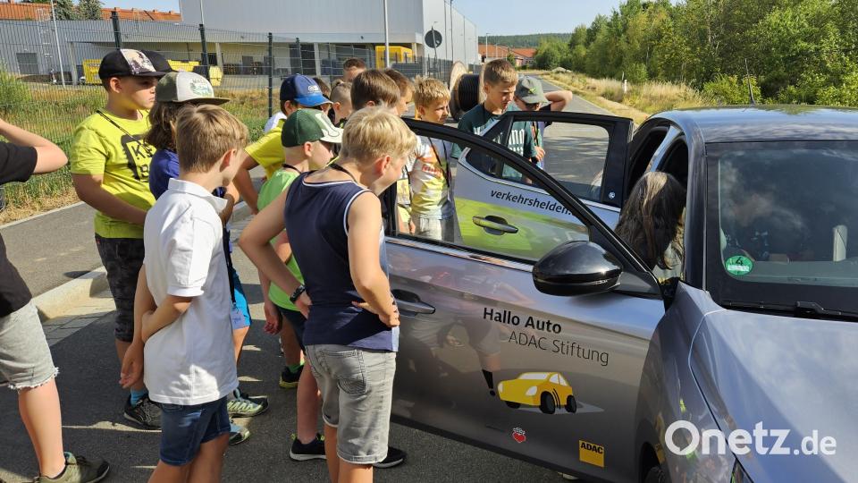 Viel gelernt haben Fünftklässler der Realschule im Stiftland bei der Aktion &quot;Hallo Auto&quot;. Bild: Realschule im Stiftland/exb