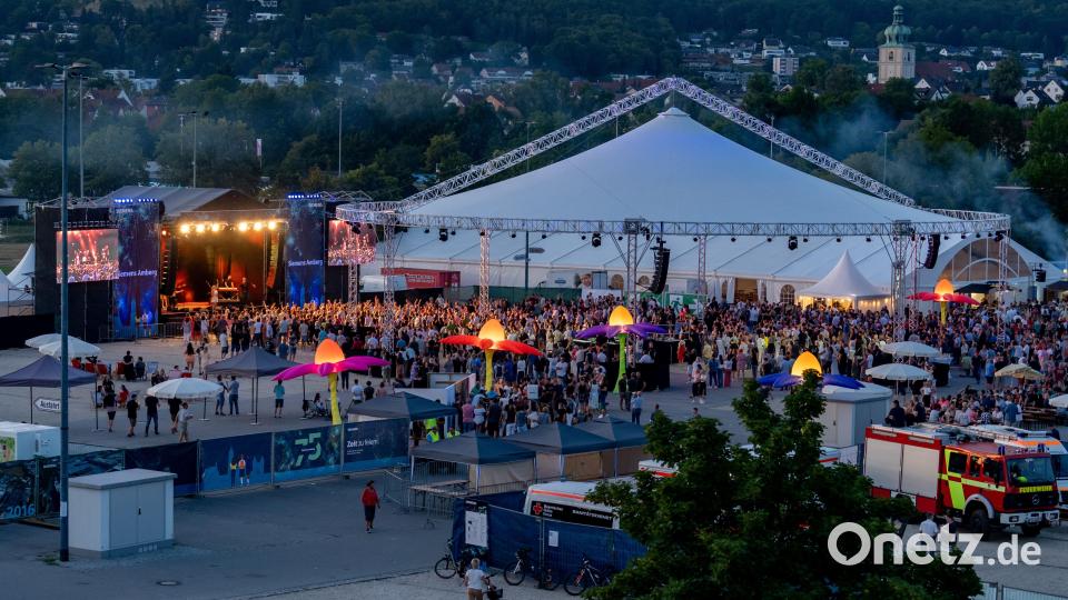 Beim Siemens-Jubiläumsfest war der Dultplatz nicht wiederzuerkennen. Bild: Alfred Bäumler, Siemens/exb