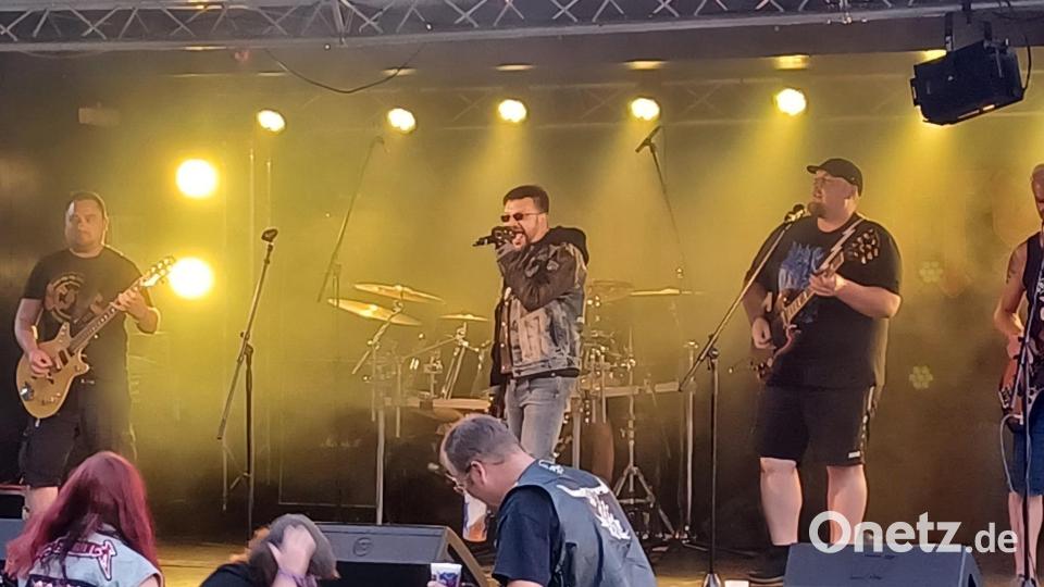 Neun Bands spielten beim Ahau-Rock-Open-Air in Eschenfelden. Bild: Ahau-Rock-Open-Air /exb