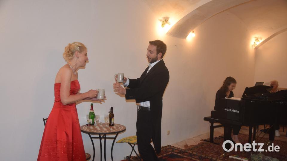 Arien und Duette aus Opern und Operetten: Manuela Falk und Stefan Schneider. Bild: fz