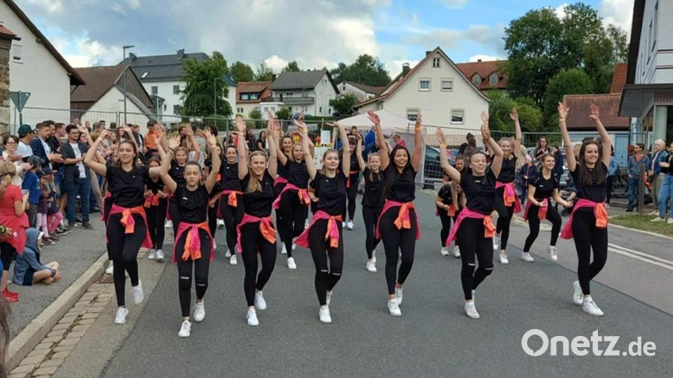 Sorgt für Stimmung beim Seefest: Die Oberviechtacher Tanzgruppe Grün-Weiß. Bild: lg