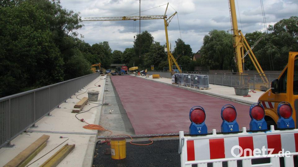 Bald wird die Haidenaabbrücke bei Mantel wieder für den Verkehr freigegeben. Bild: knh