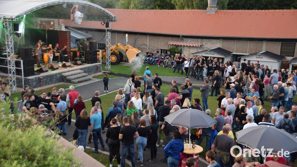 Klein, aber fein, war das Gruben-Open-Air auf dem Gelände des ehemaligen Eisenerzbergwerkes bei Nitzlbuch. Bild: wku