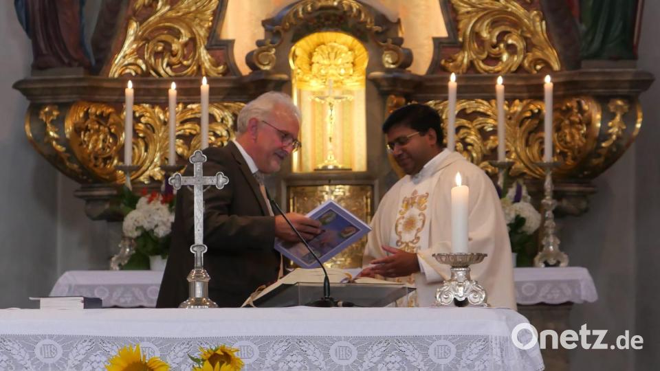 Verabschiedung Pfarrer Pater Antony D´Cruz Bild: Dobler/exb