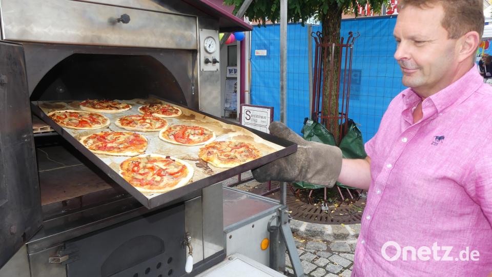 Auch Pizzen gehören zum Speisenangebot. Bild: rn