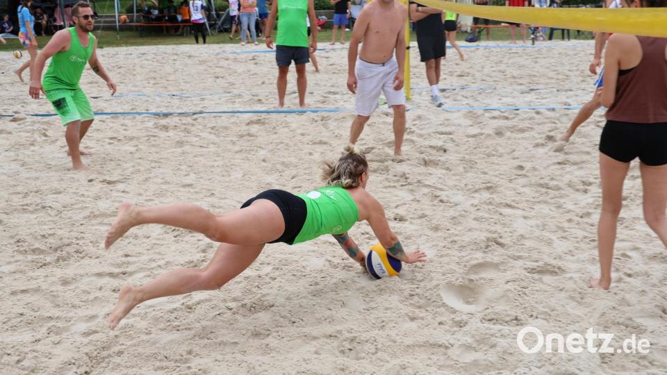 Die Spieler zeigen vollen Einsatz. Bild: Michael Klement