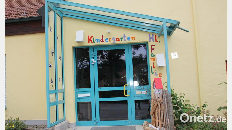 Der Kindergarten &quot;Hl. Familie&quot; soll eine weitere Kindergarten- oder Kita-Gruppe bekommen. Der Bedarf ist vom Gemeinderat anerkannt worden. Bild: frd