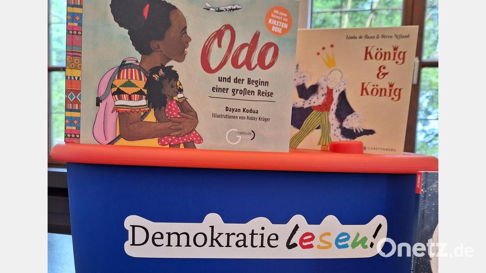 &quot;Demokratie lesen!&quot; ist ein neues Projekt in Kitas im Landkreis Tirschenreuth. Bild: Landratsamt Tirschenreuth, Fabian Polster/exb