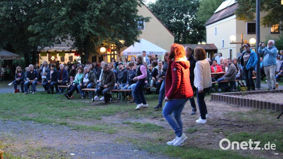 Die Windischeschenbacher Formation &quot;Treibhauz&quot; begeisterte das Serenadenpublikum mit Liedern von Wien bis San Francisco, akustisch gespielt. Bild: prh