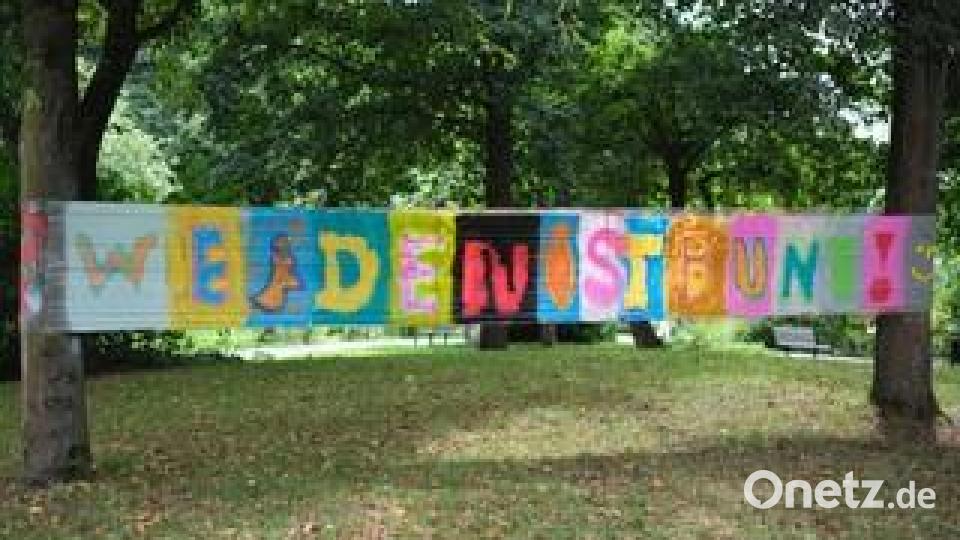 Das Endergebnis: Weiden ist bunt. Bild: Jonathan Eder/exb