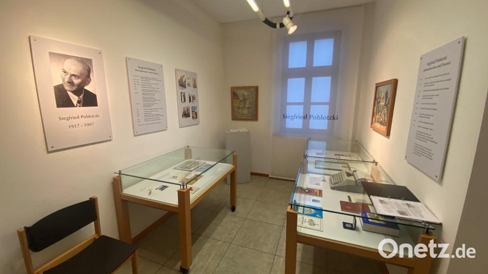 Im Stadtmuseum Pleystein ist ein Zimmer dem Heimatforscher und Maler Siegfried Poblotzki gewidmet. Hier werden die beiden Bilder, die er während seiner Gefangenschaft in Frankreich malte, einen Ehrenplatz erhalten. Bild: ck