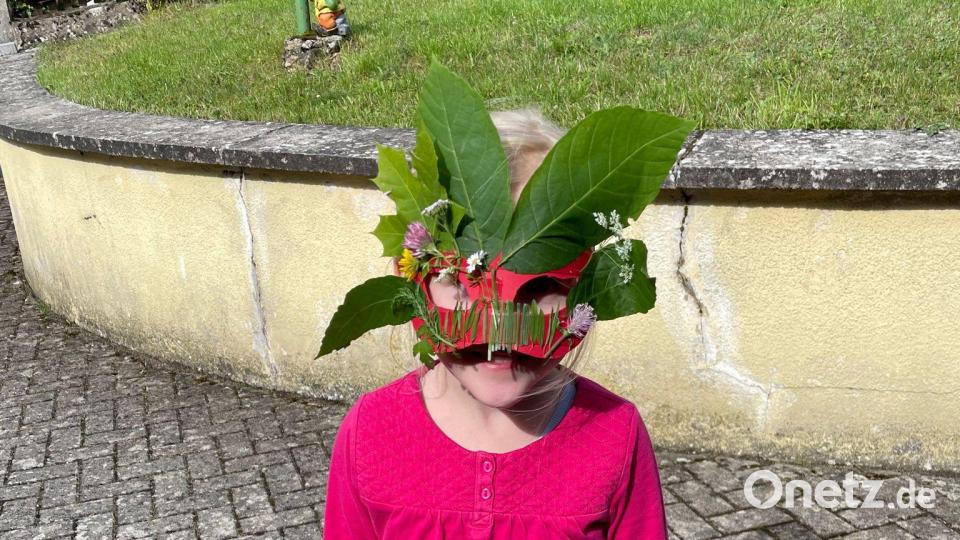 Jedes Kind nahm seine Waldmaske mit nach Hause. Bild: Birgit Trenz/exb