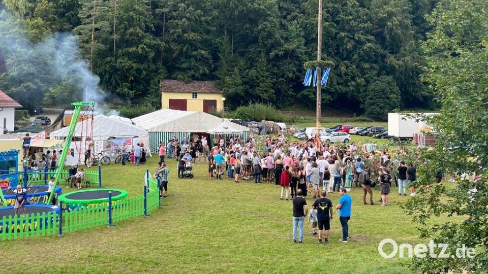 Sehr gut besucht war die Hirschbacher Kirwa. Bild: lei