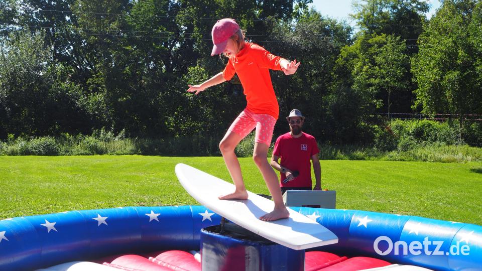 Das Kinderfest der Stadt Neustadt/WN bot etliche Spaßangebote für die Kleinen und schon etwas Größeren. Bild: krb