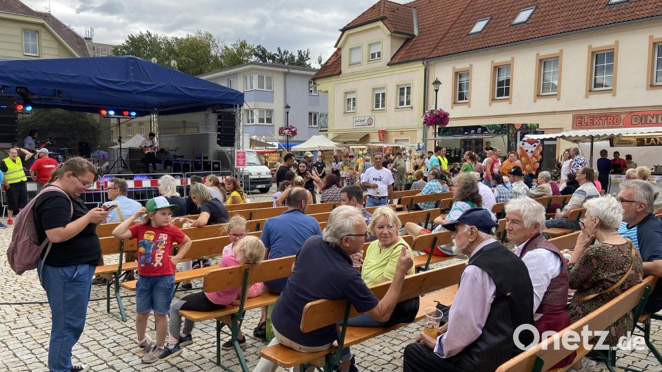 Viel geboten war beim Laurentiusfest in Waldsassens Partnerstadt Chodov. Daran nahm auch eine Besuchergruppe aus der Klosterstadt teil. Bild: Markus Scharnagl/exb