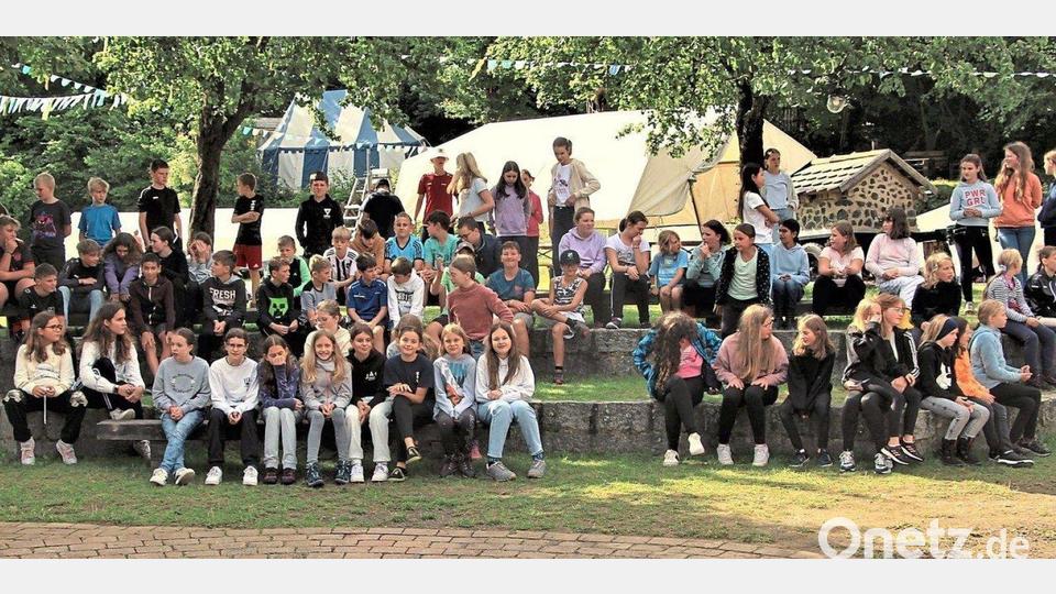 Die Kinder und Jugendlichen hatten ihren Spaß am Voithenberg. Bild: Dominik Altmann/exb